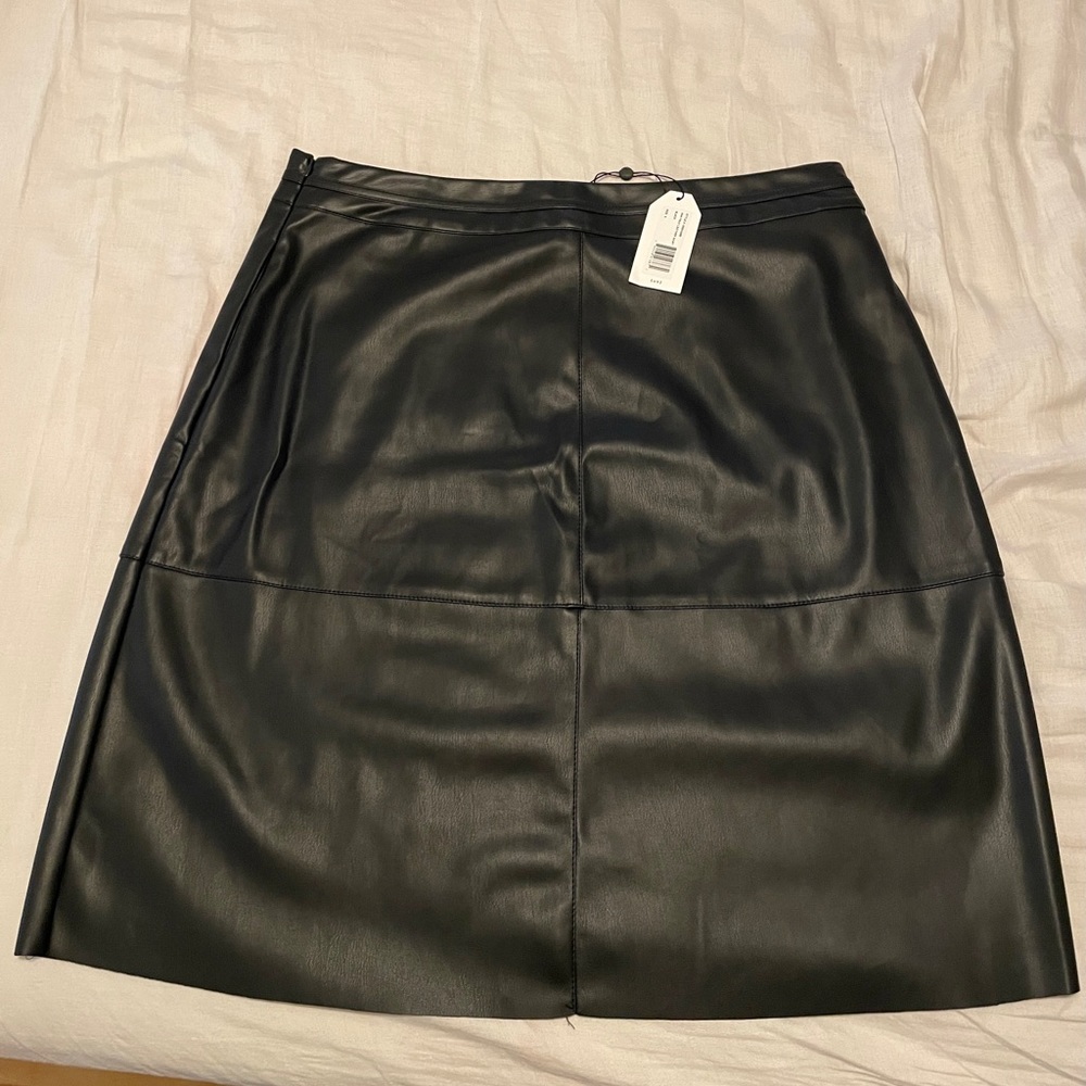 Taylor Faux Leather Skirt NWT